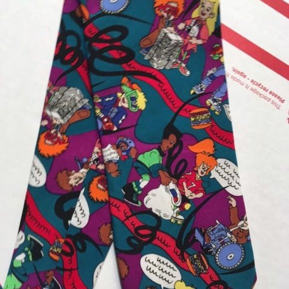 VINTAGE 90's BURGER KING BK CLUB TIE BY ANGELICA - Picture 3 of 7